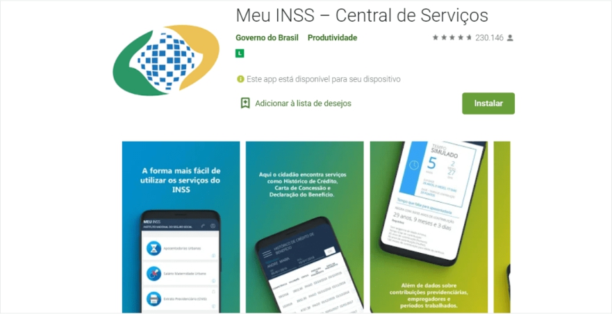 Consultar benefício INSS pelo CPF no aplicativo